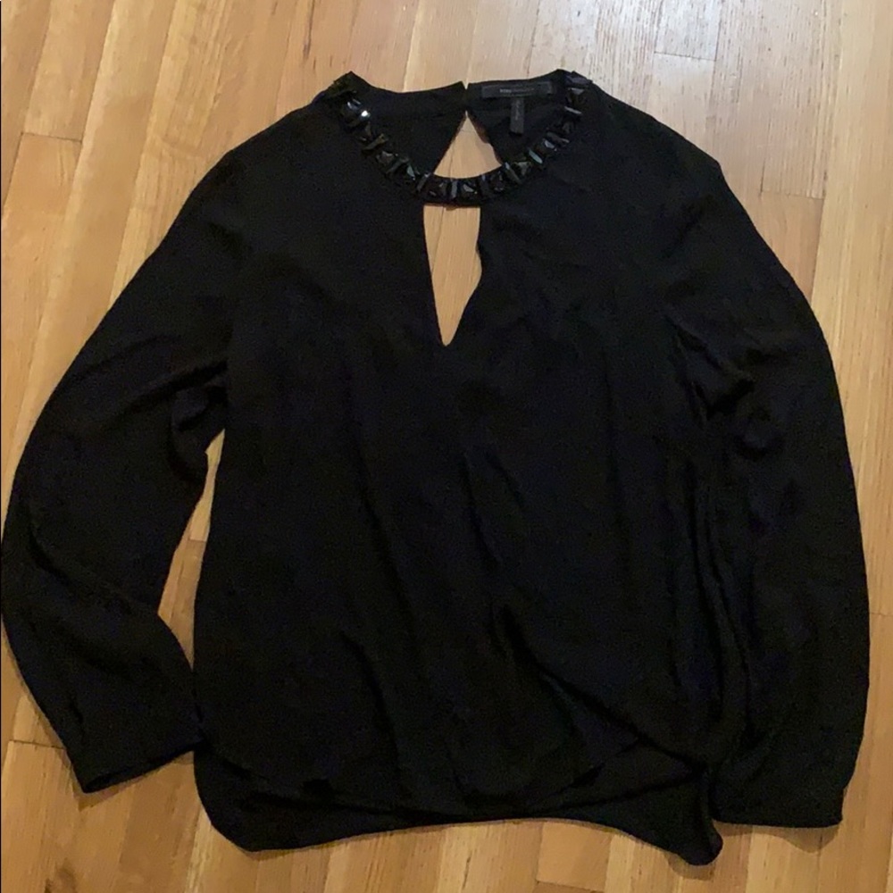 BCBG Maxazria embellished blouse